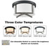 Industrial Flush Mount Ceiling Light White Dimmable LED Ceiling Light